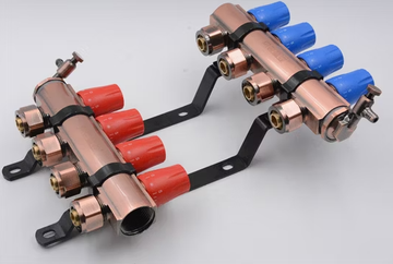 Stainless Steel & Brass Radiant Heat Valve Manifold