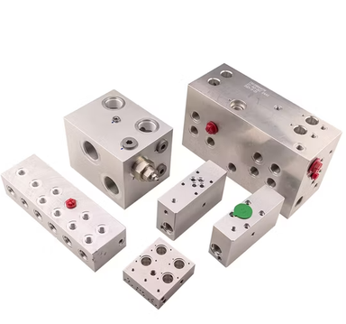 Custom Precision Hydraulic Valve Manifold Block