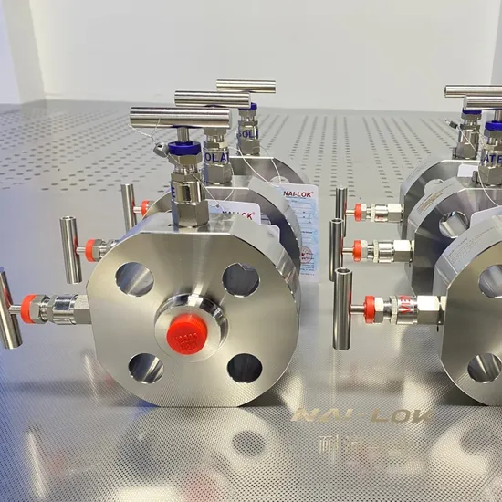 Monel 400 Three-Way High-Pressure Valve Manifold 6000psi