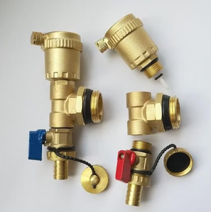 Automatic/Manual Control Brass Floor Heating Valve Manifold