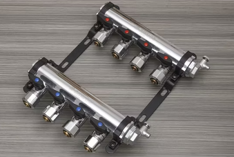 Stainless Steel & Brass Radiant Heat Valve Manifold