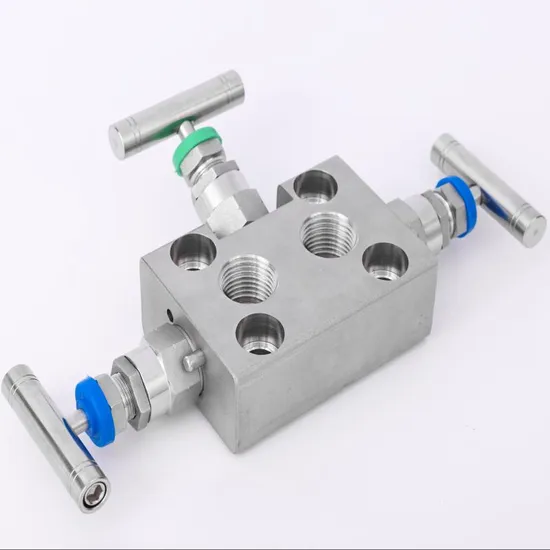 Monel 400 Three-Way High-Pressure Valve Manifold 6000psi