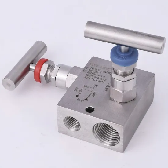 Monel 400 Three-Way High-Pressure Valve Manifold 6000psi